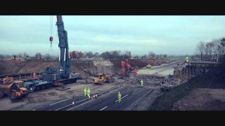 Doosan DX225LC DX340LC S500LCV Bridge Demolition TimeLapse James Miller [upl. by Ailhad]