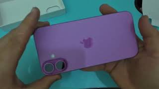 iPhone 16 Plus Pink ASMR Unboxing Magsafe Silicon Case [upl. by Sidoeht590]