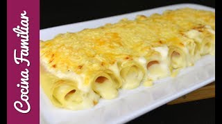 LASAÑA de jamón y QUESO GRATINADO paso a paso JavierRomero [upl. by Marden823]