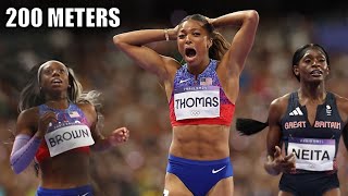 Womens 200 Meter Finals Were Incredible  2024 Paris Olympic Games [upl. by Donaghue]