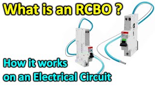 RCBO Operation and Wiring Explained How to Connect to a Distribution Board [upl. by Glenda]