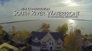 125 West Bay View Drive Annapolis Maryland Waterfront New Construction on the South River [upl. by Noswad]