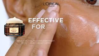 LOréal Paris Midnight Cream  Skin Looks Firmer  Wrinkles are Visibly Smoothed [upl. by Anigger]