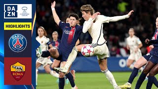 HIGHLIGHTS  Paris SaintGermain vs Roma UEFA Womens Champions League 202324 Matchday 3 [upl. by Milde]