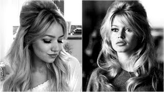 Brigitte Bardot Bouffant tutorial [upl. by Luigi]