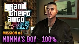 GTA The Ballad of Gay Tony  Mission 3  Mommas Boy 100 1080p [upl. by Ahsin]