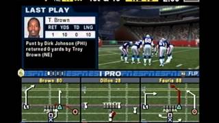 Classic ESPN NFL 2K5  Eagles vs Patriots  PS2 [upl. by Eiramenna301]