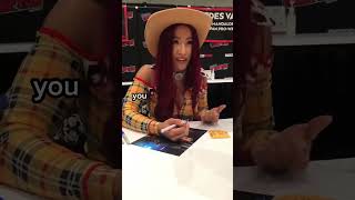 Sasha Banks Goes Off On Fan 🤬 [upl. by Nwad]