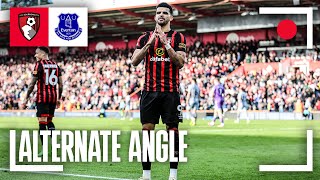 Solanke scores and drops anime celebration for pitchside cameras against Everton  Alt Angle [upl. by Sirraj]