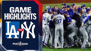 Dodgers vs Yankees World Series Game 5 Highlights 103024  MLB Highlights [upl. by Irita]