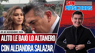 SinMáscaras  Ale Salazar ENCARA a Alito Moreno en el SENADO de la REPÚBLICA [upl. by Eartnoed91]