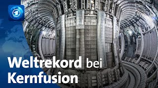 Kernfusion EUExperiment erzielt Energierekord [upl. by Oirevlis]