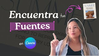 Encuentra las combinaciones de FUENTES perfectas en Canva [upl. by Ermeena]