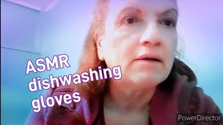 ASMR dishwashing gloves [upl. by Jackelyn65]