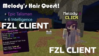 HYPIXEL HARP MACRO BOT TUTORIAL 2024  GET FREE MELODYS HAIR  FZL CLIENT  HYPIXEL SKYBLOCK [upl. by Atiker]