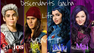 Disney Descendants Gacha Life  Part 1 [upl. by Anawd]