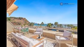 Stunning frontline beach apartment in Burriana  Nerja [upl. by Abdul]