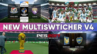 PES 2017 Multiswitcher Sider Mod 2024  SiderX V4 [upl. by Novhaj]