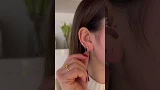 My Ear Piercings  Assolari Cartilage Earrings amp Ear Piercings [upl. by Judas]