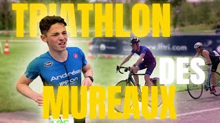 UNE COURSES DURE TRIATHLON DES MUREAUX [upl. by Nnaaihtnyc]