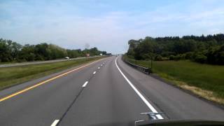 Rolling past the Montezuma National Wildlife Refuge on Interstate 90 in New York [upl. by Jodi]