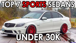 Top 7 BEST Sports Sedans Under 30K [upl. by Nikkie]