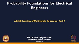 mod12lec96  A Brief Overview of Multivariate Gaussians  2 [upl. by Cleres]