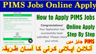 NJP PIMS jobs online apply 2024  PIMS Jobs online Application  PIMS Online registration 2024 [upl. by Yespmed]