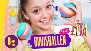 Regenboogbruisballen maken met Zita [upl. by Lovell]