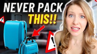 What NOT to Pack in Carry On Bag in 2024 TSA Airport Security [upl. by Llechtim]