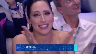 Eurovision Song Contest 2018  All points to Estonia [upl. by Rephotsirhc]