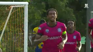 Naparima converts from corner with header  SSFL 2024  SportsMax [upl. by Ayna]