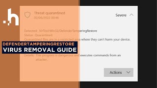 Remove VirToolWin32DefenderTamperingRestore  Simple Instructions [upl. by Shrier]