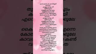 Munthiri padam 💖trending songlyrics trendingshorts lyricalversion lyrices [upl. by Dremann]