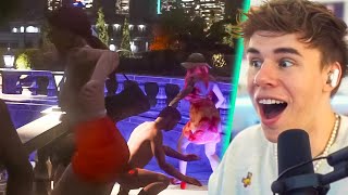 Blau Reacts to Fuslies New Song quotIf Youre Broke Im Busyquot in NoPixel 40 [upl. by Retsev]