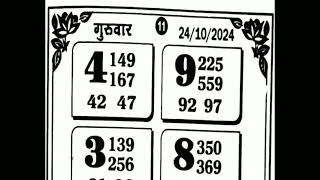 DHANWANTARI CHART I 24102024 KALYAN MAIN BAZAR ASTROLOGY CHART [upl. by Chapa]