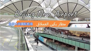 Beijing Daxing International Airport 北京大兴国际机场 مطار بكين الجديد [upl. by Zachariah328]