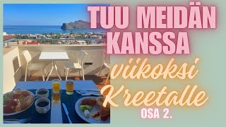 Tule meidän kanssa viikoksi Kreetalle osa 2 Äiti amp teinityttö reissaa [upl. by Oyr247]