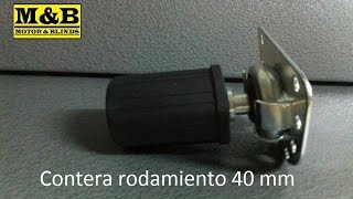 Contera de 40 mm octogonal y rodamiento para motores de persianas [upl. by Nat]