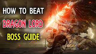 ELDEN RING  How To Cheese Dragonlord Placidusax Boss Guide [upl. by Vijar584]