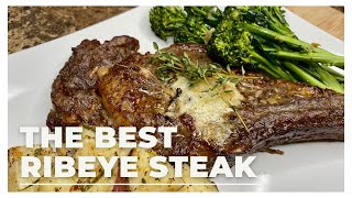 The BEST Ribeye Steak Cast Iron Recipe  Ribeye Steak Air Fryer [upl. by Taran]