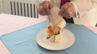 How To Make A Lily Napkin [upl. by Oiceladni]