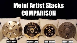 Meinl Artist Concept Model Stacks  Side By Side Comparison [upl. by Nevs]