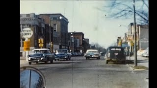 1950s Drive Through Fort Wayne Indiana  Street Scenes  Stock Footage [upl. by Prisca]