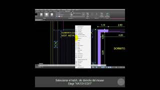 Hatch continuo por debajo de un texto en AutoCAD [upl. by Trebeh]