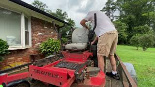 How To Change An Ignition Coil On A Gravely Zero Turn Mower Kawasaki Engine [upl. by Jeconiah]