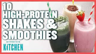 10 Delicious HighProtein Shake amp Smoothie Recipes  Myprotein [upl. by Arlee]