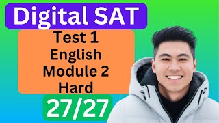 Digital SAT New Bluebook Practice Test 1 Reading amp Writing Module 2 HARD  Detailed Walkthrough [upl. by Janifer140]