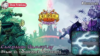 Kingdom Rush Origins  Campaign  Stage 20 Duredhel Outskirts Normal Gameplay [upl. by Ginsburg699]