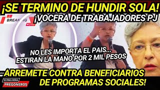 ¡FURIOSA EN FORO SE HUNDE SOLA ARREMETE CONTRA BENEFICIARIOS DE PROGRAMAS SOCIALES PATRICIA AGUAYO [upl. by Petuu507]